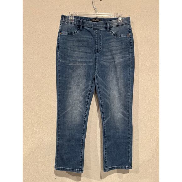 Judy Blue Women's Size 9/29 Mid-Rise Skinny Fit Capri Jeans Blue - Picture 1 of 6